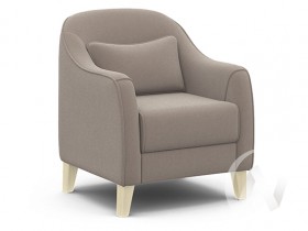 Кресло отдыха Комфорт-4 (орех лак/CATANIA COCOA) в Оби - ob.katalogmebeli.com | фото