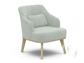 Кресло отдыха Комфорт-5 низкая спинка (бесцветный лак/FRESCA BRILLIANT) в Оби - ob.katalogmebeli.com | фото
