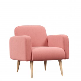 Уилбер ЛД.306010.000 Кресло (Светло-розовый, ткань UNI IDEA 1031) в Оби - ob.katalogmebeli.com | фото 2