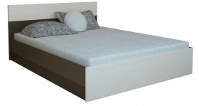 Кровать 0,8м Юнона с настилом (Венге / Дуб) в Оби - ob.katalogmebeli.com | фото 2