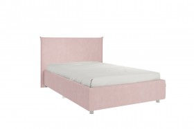 Кровать 1,2 Квест с основанием (Нежно-розовый велюр) в Оби - ob.katalogmebeli.com | фото