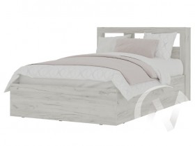 Кровать 1,2 МС Гранд (дуб крафт белый) в Оби - ob.katalogmebeli.com | фото