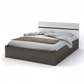 Кровать 1,4м Спальня Вегас (белый глянец) в Оби - ob.katalogmebeli.com | фото