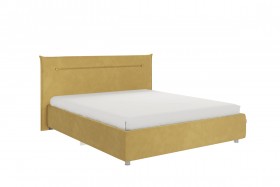 Кровать 1,6 Альба с основанием (Медовый велюр) в Оби - ob.katalogmebeli.com | фото