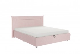 Кровать 1,6 Альба (Нежно-розовый велюр/под-мех) в Оби - ob.katalogmebeli.com | фото