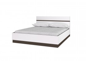 Кровать 1,6м Вегас (Венге/Белый) в Оби - ob.katalogmebeli.com | фото 1