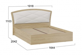 Кровать без ПМ «Сэнди» Тип 1 (без подъемного механизма) в Оби - ob.katalogmebeli.com | фото 3