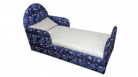 Кровать детская Соня (Печать Панда синий., 1 категория) в Оби - ob.katalogmebeli.com | фото