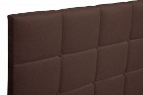 Кровать "Диана" ш. 1400 (Н=1010мм) (жаккард шоколад) в Оби - ob.katalogmebeli.com | фото 5