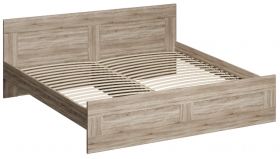 Кровать двухспальная Сириус 1800мм дуб сонома в Оби - ob.katalogmebeli.com | фото 1