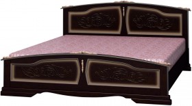 Кровать Елена из массива сосны 1400*2000 Орех в Оби - ob.katalogmebeli.com | фото 19