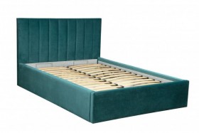 Кровать "Юнона" ш. 1600 (Н=1020мм) (ягуар океан) в Оби - ob.katalogmebeli.com | фото