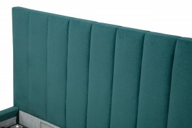 Кровать "Юнона" ш. 1600 (Н=1020мм) (ягуар океан) в Оби - ob.katalogmebeli.com | фото 3