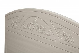 Кровать "Каролина" (вудлайн кремовый/Сандал белый/патина/ортопед/1600) в Оби - ob.katalogmebeli.com | фото 6