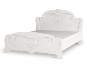 Кровать 1,6м Мария (Белый глянец) в Оби - ob.katalogmebeli.com | фото 1