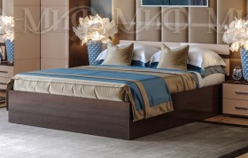 Кровать Нэнси 1,4м (Венге/капучино глянец) в Оби - ob.katalogmebeli.com | фото 1