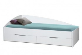 Кровать одинарная "Фея-3" (асимм.) (1900х800) в Оби - ob.katalogmebeli.com | фото