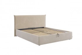 Кровать с подъемным механизмом Лада 160х200 см (графит (велюр)) в Оби - ob.katalogmebeli.com | фото 5