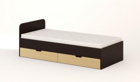 Кровать с ящиками 1200 (Беленый дуб) в Оби - ob.katalogmebeli.com | фото 8
