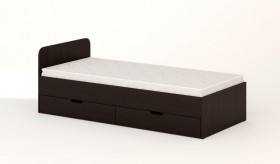 Кровать с ящиками 900 (Венге) в Оби - ob.katalogmebeli.com | фото