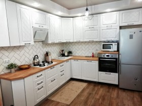 Модульная кухня Гранд (Белый/Пепел) в Оби - ob.katalogmebeli.com | фото 19