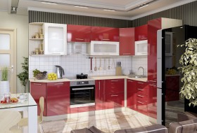 Угловая кухня Максимус-12 2800х1800 мм в Оби - ob.katalogmebeli.com | фото