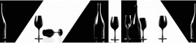 Кухонный фартук КМ 142 Абстракция Вино Бокалы Фон в Оби - ob.katalogmebeli.com | фото