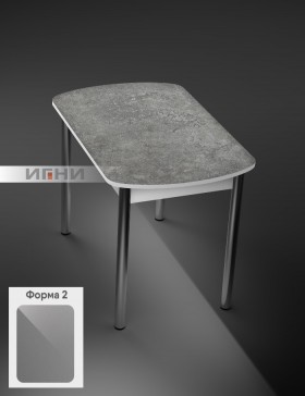 Кухонный стол 1100*700/400 ф 2 Пластик, урбан серый в Оби - ob.katalogmebeli.com | фото