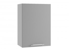 Лофт П 500 шкаф верхний (Штукатурка белая/корпус Серый) в Оби - ob.katalogmebeli.com | фото