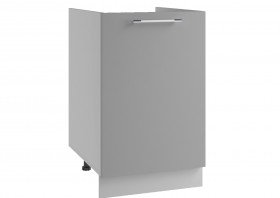 Лофт СМ 500 шкаф нижний мойка (Штукатурка белая/корпус Серый) в Оби - ob.katalogmebeli.com | фото