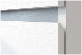 Модульная система "Токио" Пенал двухстворчатый Белый текстурный / Белый текстурный в Оби - ob.katalogmebeli.com | фото 3