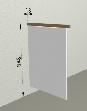 Панель ТН (для нижних шкафов) Бланко в Оби - ob.katalogmebeli.com | фото