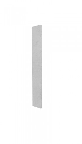 Панель торцевая (для шкафа верхнего торцевого) ПТ 400 Лофт (Штукатурка белая) в Оби - ob.katalogmebeli.com | фото