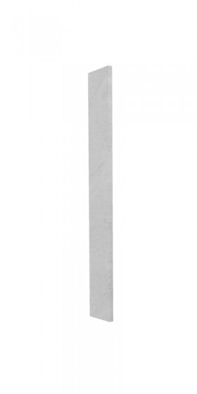 Панель торцевая (для шкафа верхнего торцевого высокого) ВПТ 400 Лофт (Штукатурка белая) в Оби - ob.katalogmebeli.com | фото