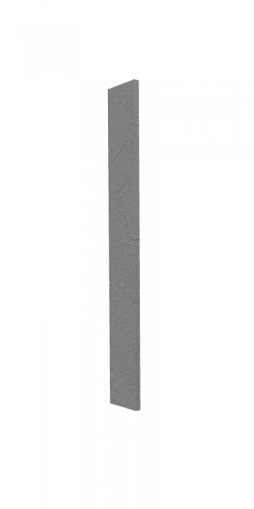 Панель торцевая (для шкафа верхнего торцевого высокого) ВПТ 400 Лофт (Штукатурка серая) в Оби - ob.katalogmebeli.com | фото