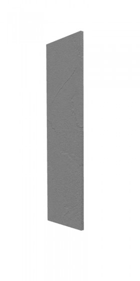 Панель торцевая (для шкафа верхнего высокого) ВП Лофт (Штукатурка серая) в Оби - ob.katalogmebeli.com | фото