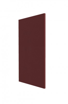 Панель торцевая СТ 400 Квадро (для шкафа торцевого нижнего) Красная кожа в Оби - ob.katalogmebeli.com | фото