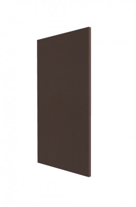 Панель торцевая СТ 400 Квадро (для шкафа торцевого нижнего) Шоколад кожа в Оби - ob.katalogmebeli.com | фото