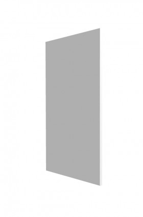 Панель торцевая СТ 400 Ройс (для шкафа торцевого нижнего) Белый софт в Оби - ob.katalogmebeli.com | фото