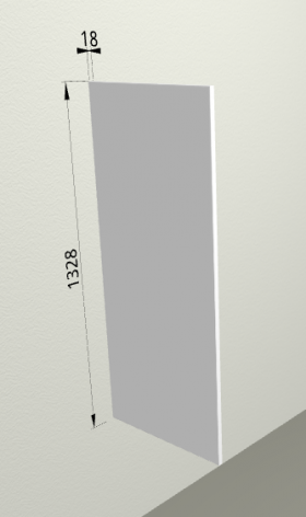 Панель ТП14 (для пеналов высотой 1430мм) Агат в Оби - ob.katalogmebeli.com | фото