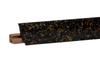 Плинтус LB-23, L=3000мм, черная бронза в Оби - ob.katalogmebeli.com | фото 1