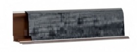 Плинтус LB-37, L=3000мм, каньон (черный) в Оби - ob.katalogmebeli.com | фото