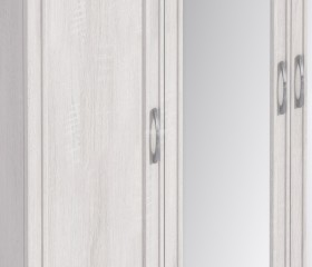 Шкаф 4-х дверный СБ-2389 Флоренция (Дуб Сонома Белый) в Оби - ob.katalogmebeli.com | фото 2
