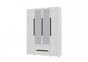 Шкаф 4-х створчатый с ящиками и зеркалами Вега (Прованс) в Оби - ob.katalogmebeli.com | фото 1