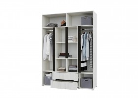 Шкаф 4-х створчатый с ящиками и зеркалами Вега (Прованс) в Оби - ob.katalogmebeli.com | фото 3