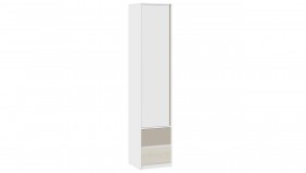 Шкаф для белья комбинированный «Сканди» Дуб Гарден/Белый/Глиняный серый в Оби - ob.katalogmebeli.com | фото 1