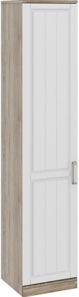 Шкаф для белья с 1-ой дверью левый «Прованс» (Дуб Сонома трюфель/Крем) 440 в Оби - ob.katalogmebeli.com | фото