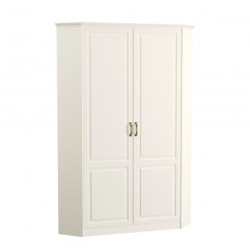 Шкаф для одежды 13.124 Ливерпуль (Белый, ясень ваниль НМ-1012-100 ПВХ) в Оби - ob.katalogmebeli.com | фото