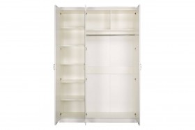 Шкаф для одежды 13.124 Ливерпуль (Белый, ясень ваниль НМ-1012-100 ПВХ) в Оби - ob.katalogmebeli.com | фото 7