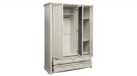 Шкаф для одежды "Сохо" (бетон пайн белый/4 ящика/1532) в Оби - ob.katalogmebeli.com | фото 5